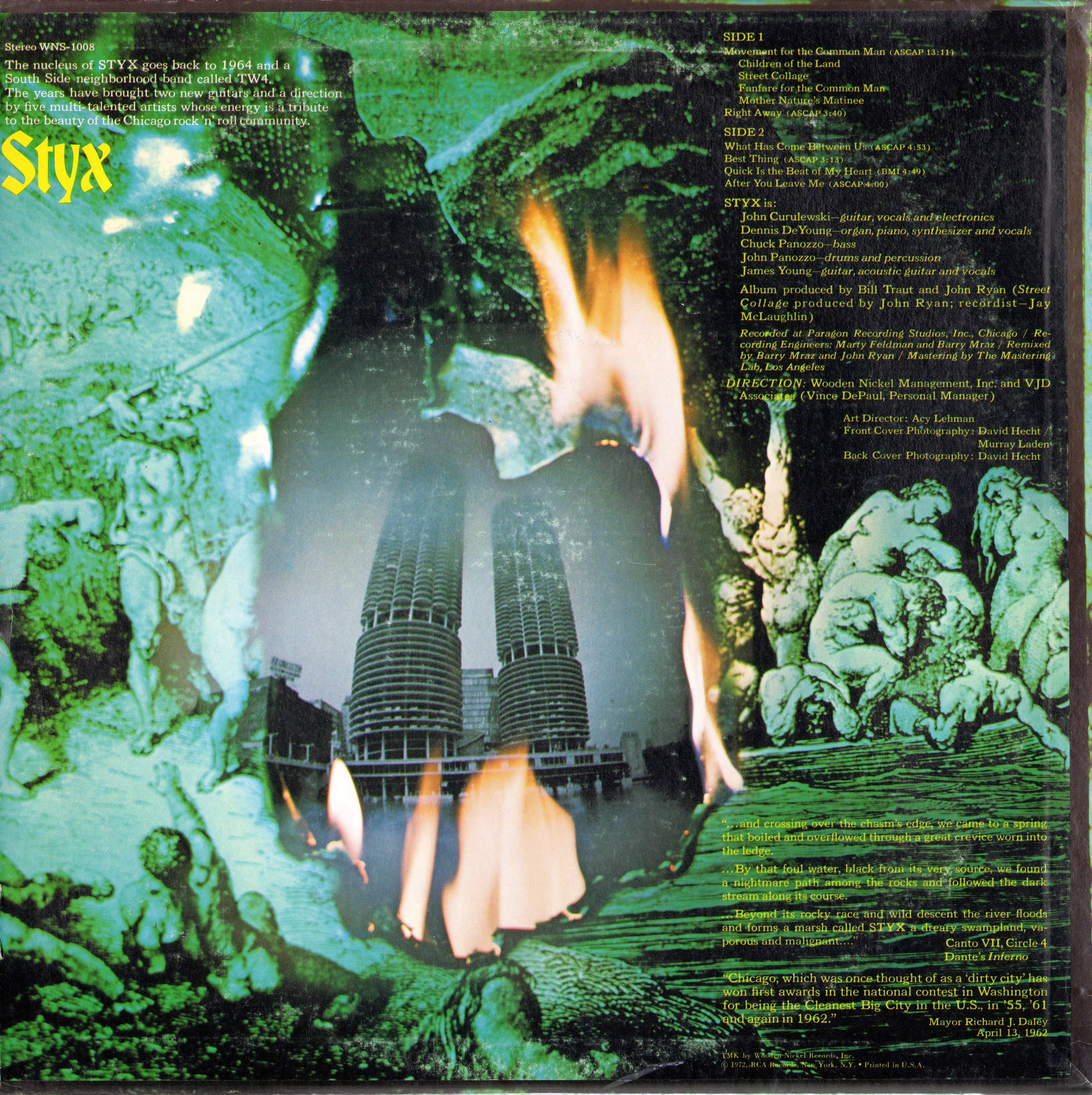 Styx  Styx : LP Back